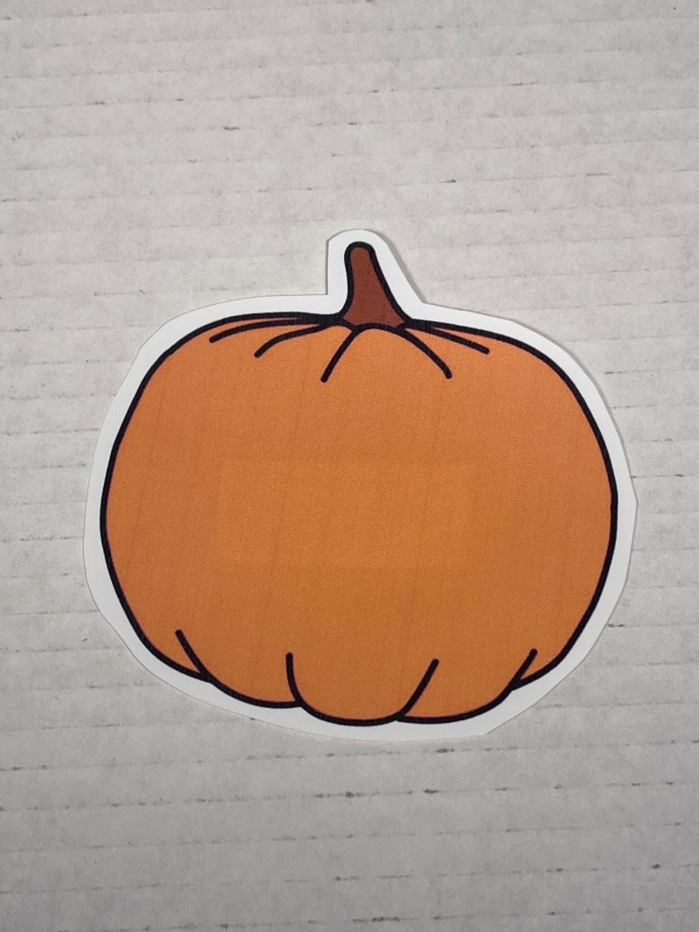 Pumpkin Vinyl Cut Sticker